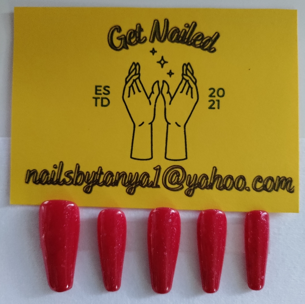 Custom color changing press on nails